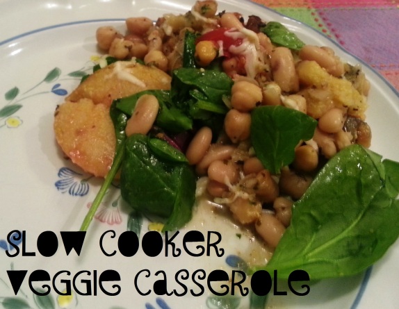 slow cooker veggie casserole