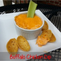 Easy Buffalo Chicken Dip (no crock pot needed!)