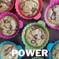 POWER Muffins (a.k.a. Sweet Potato, White Bean, Spinach + Banana Muffins)